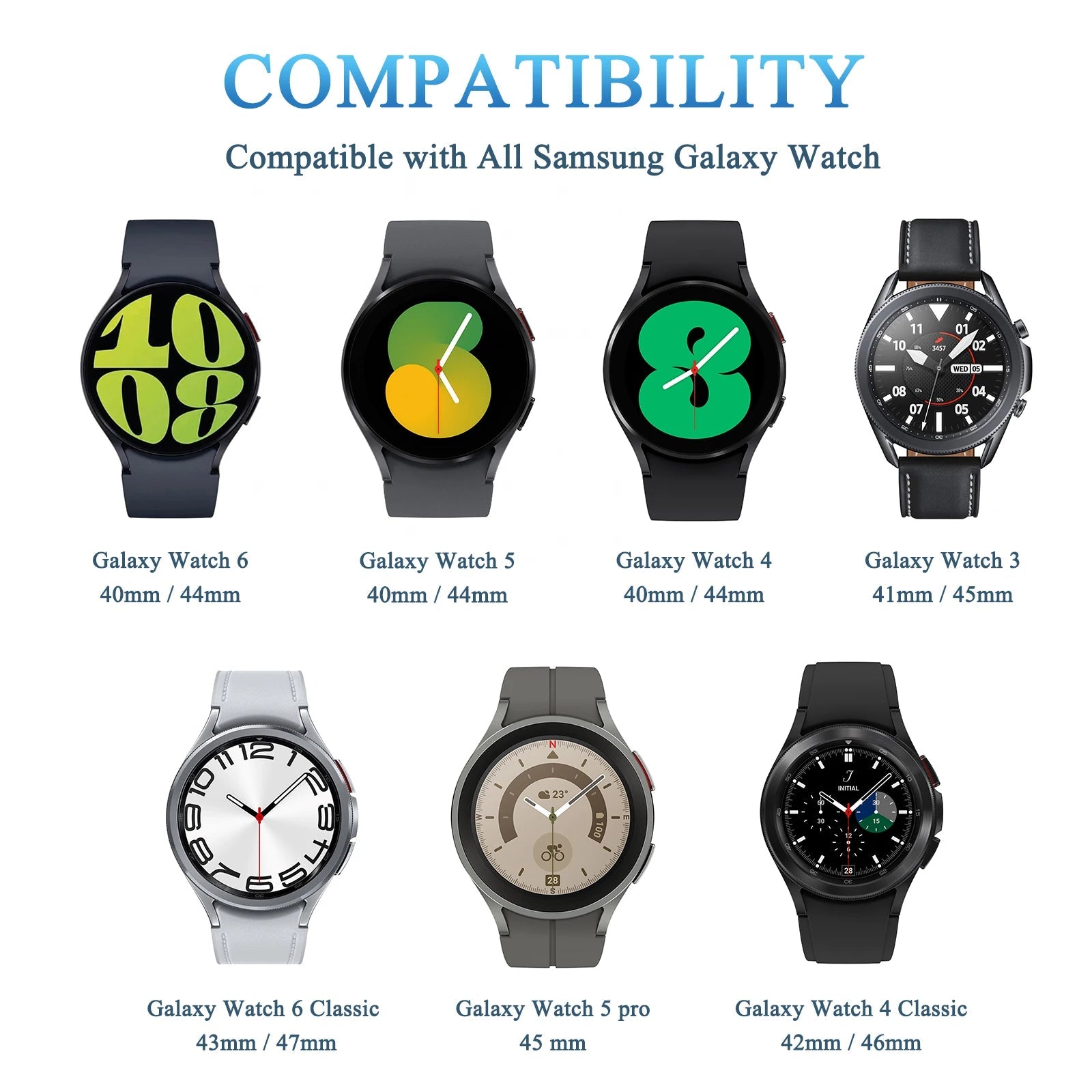 Watch Charger Single Head for Samsung Galaxy Watch 7/6/5/4 40/44Mm Charging Dock for Galaxy Watch 4/6 Classic 42/46Mm 43/47Mm